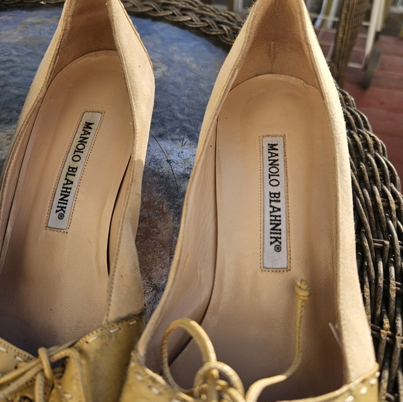 2pr MANOLO BLAHNIK Shoes-7 - Picture 5 of 7